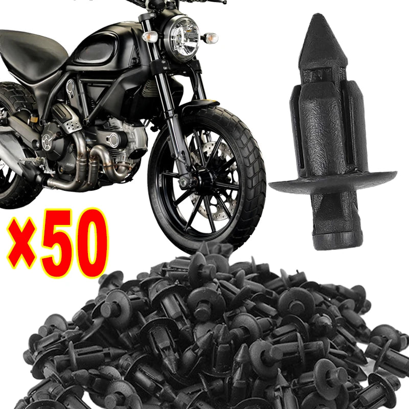 Car Motorcycle Plastic Rivets Fairing Fasteners Expansion Screw Buckle Motorcycle Shell Flow Cover Screws Motor Accessories Part
