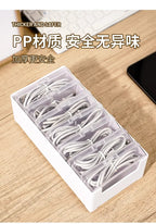 Data Cable Storage Box Home Phone Charger Separate Storage Box Desktop Cable Organizer Multifunctional Storage Organizer Amagi
