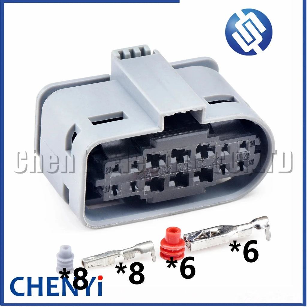 14 Pin auto waterproof connector Headlight Lamp harness Plug A0275459826 A0525455626 A0005459319