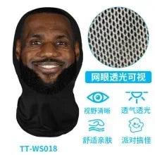 Creative 3D Face Show Spoof Trick Hood Full Face 3D Mask Party Mask Amagi