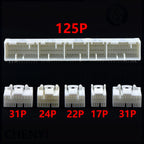 17P/22P/24P/31P/125 Pin PCB Mount Header Connector ECU plug Socket 1318612-1 With  pins For Honda K20 K24 Toyota Nissan