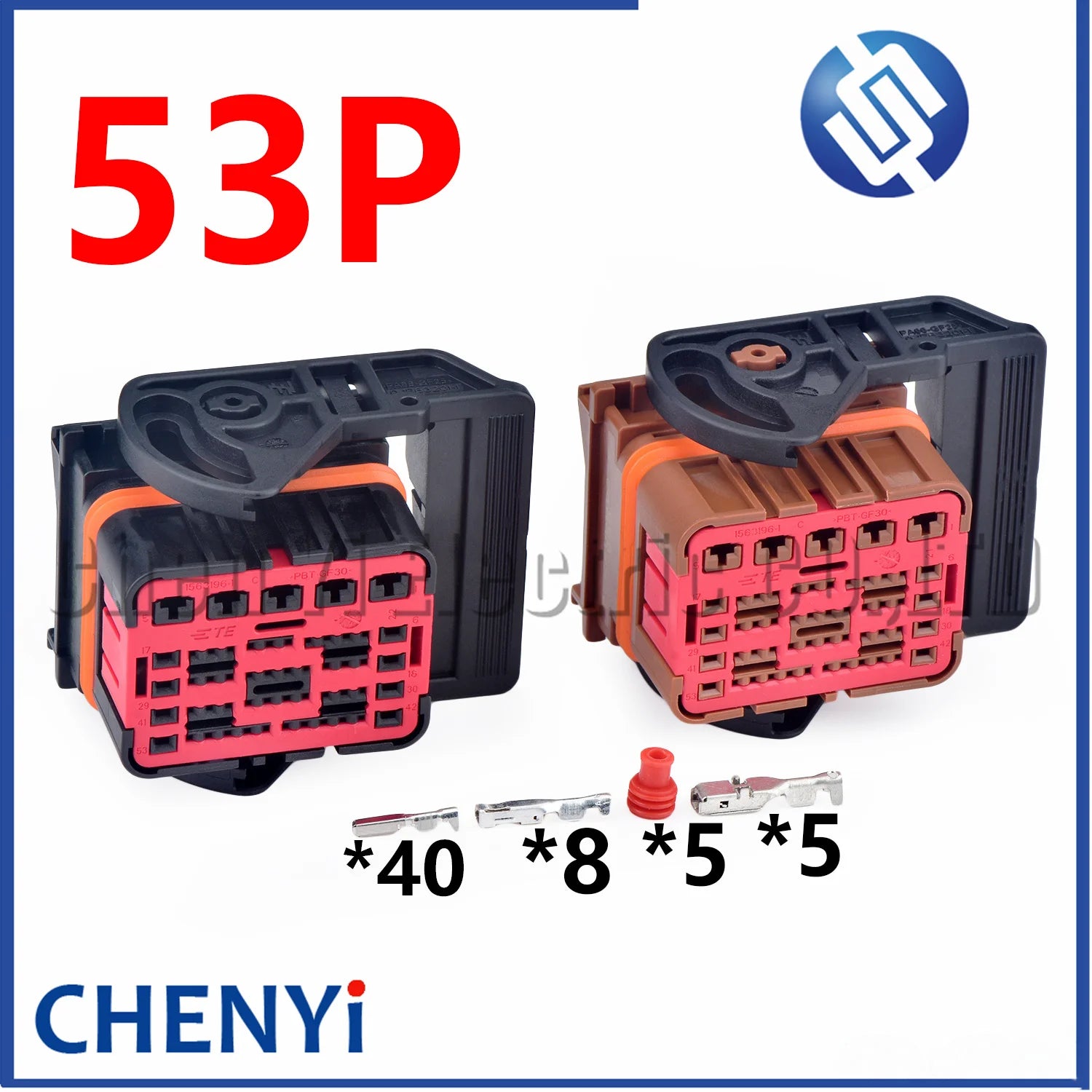 53 Pin Automotive connector Car Engine ECU harness plug 9-2208803-9 3-2208800-3 1563196-1 0-1563201-1  For FORD Focus  640i 650i