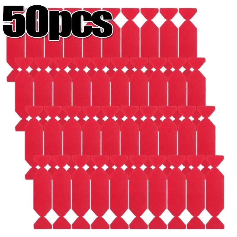 5-50PCS Auto Scratch-Free Candy Shape Tinting Film Scraper Replacement Patch Fleece Replaceable Felt Cloth for Vinyl Scraper