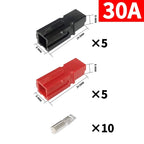 10/50/100/500Pcs  SB30 30A/75A/120A/180A High Current Quick Connect Plug 600V DC for Battery/UPS Power & Solar System
