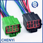 12 Pin Automotive waterproof connector Car fuel pump Headlight Wire harness plug 1452299-1 1452299-2 For Ford Land Rover Volvo