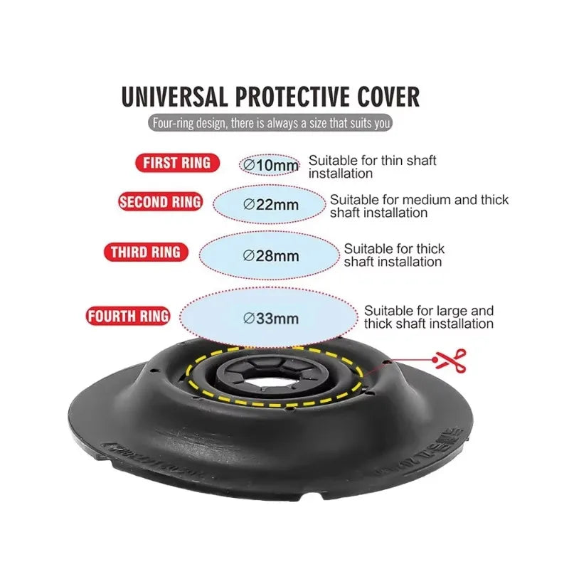 1/2pcs Car Wiper Bottom Hole Dustproof Cover Debris Leaves Falling Prevention Protective Covers Car Windshield Wiper Accessories