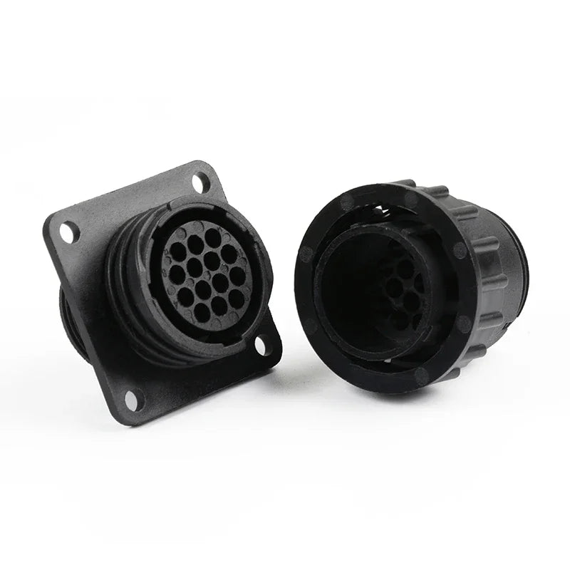 4/9/14 Pin AMP/TE Type CPC Connector, 182919-1 206153-1 182647-1, Circular Plug with Pins for SMEMA & Auto Sensor