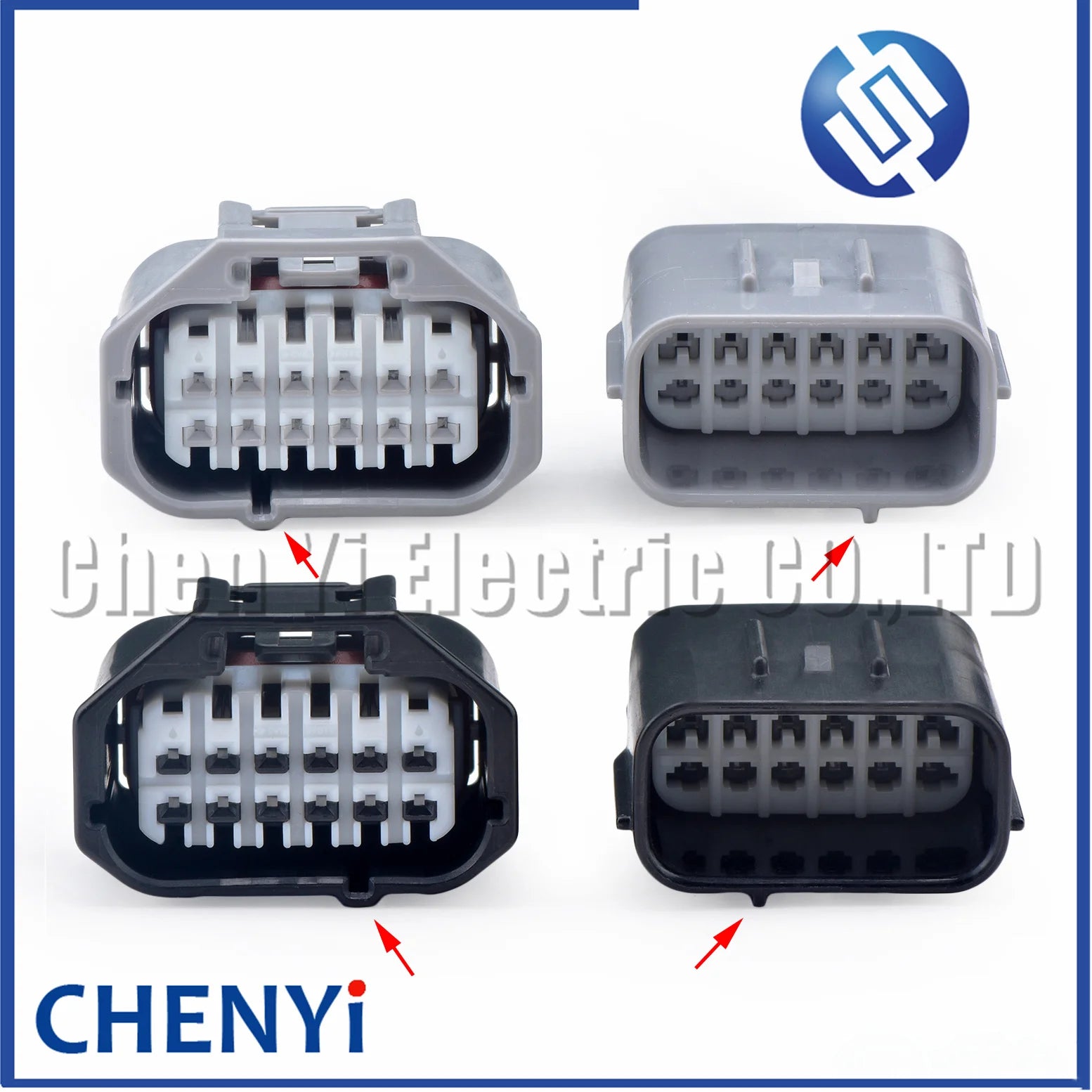 12 Pin Auto waterproof connector Front and rear bumper radar plug 90980-12E42 90980-12E41 90980-12E40 90980-12E39 For Toyota