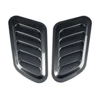 Universal Carbon Fiber Car Decorative Cell Air Flow Intake Hood Scoop Bonnet Vent Cover Stickers Decoration Styling Amagi