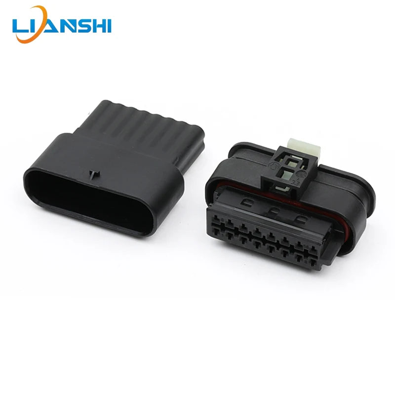 805-587-541 suitable for automotive reversing radar intake sensor wiring harness plug, Hesman 16-hole DJ7165A-1.2-11/21