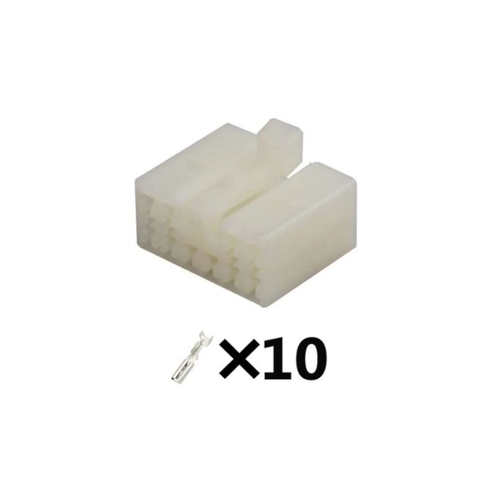 10-PIN Connector Unsealed 2.3mm Male Female Connectors Wiring Harness Housing Cable Socket MG620055 MG610056