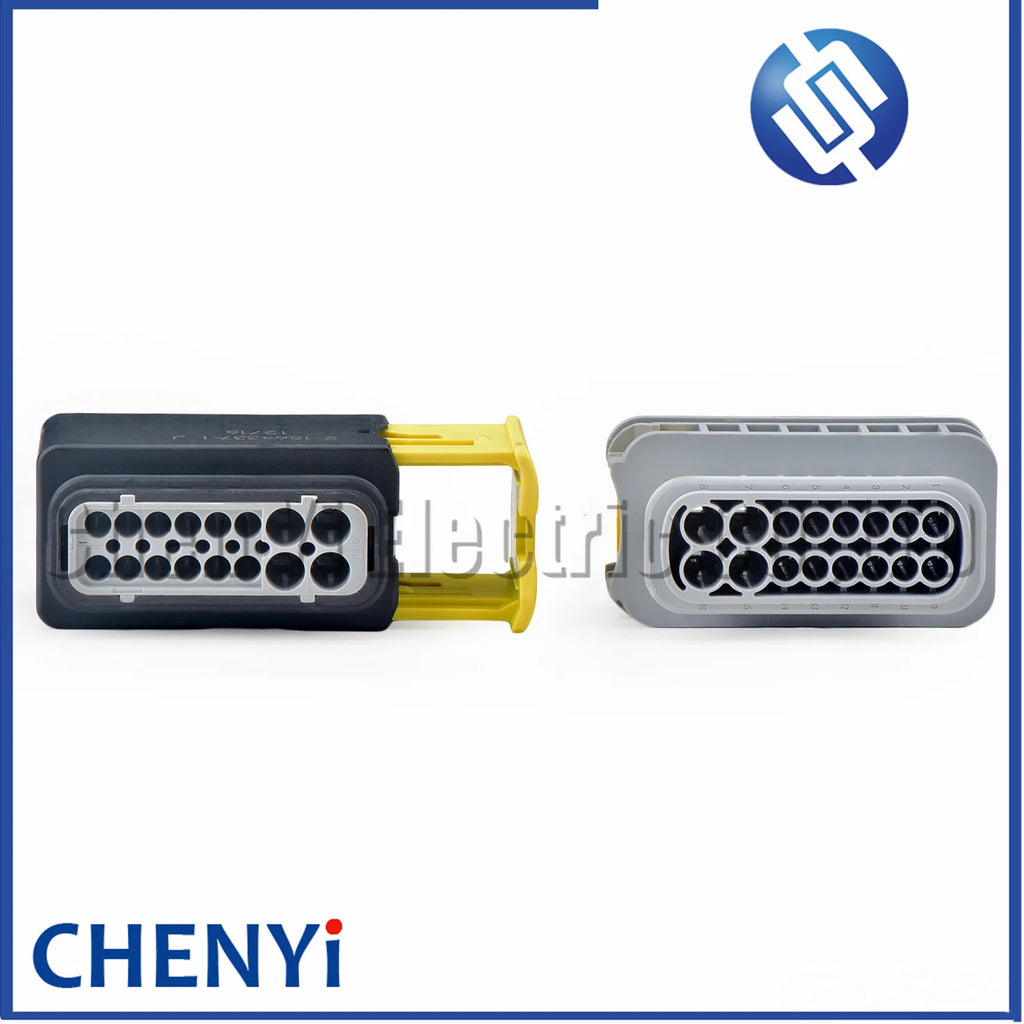 16 Pin Waterproof Automotive Connectors Wire Harness plug 2-1564337-1 2-1564528-1 2-1564529-1 For Scania ELC4 Suspension ecu
