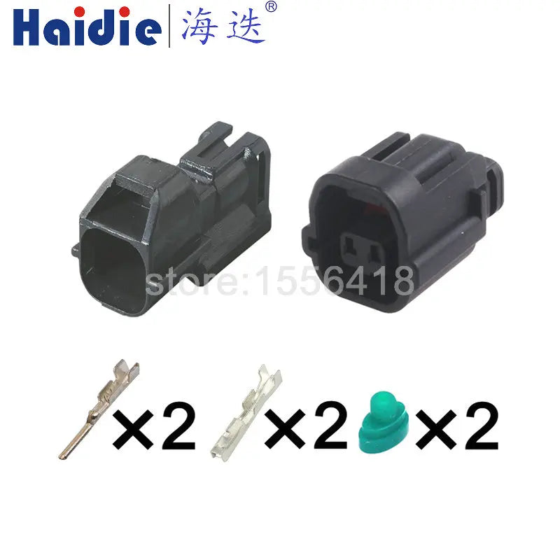 1-100 Sets 2 Pin 7283-8851-30 Automotive Connector Waterproof Electronic Socket ABS Sensor Plug