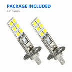Upgrade 2PC NEW H1 6000K Super White 55W LED Headlight Bulbs Kit Fog Driving Light Voiture Wholesale Quick Delivery CSV Amagi