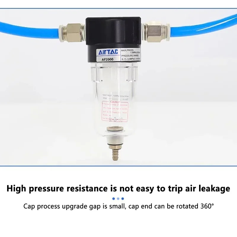 1/4 Air Source Processor AF2000 AF2000-02 Copper Filter Air Pump Filter Oil Water Separator Pneumatic Components Air Compressor