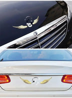 Car Decorative Wings, Three-dimensional Angel Wings Tail Stickers Metal Car Logo Personalized Decorative Car Stickers Amagi