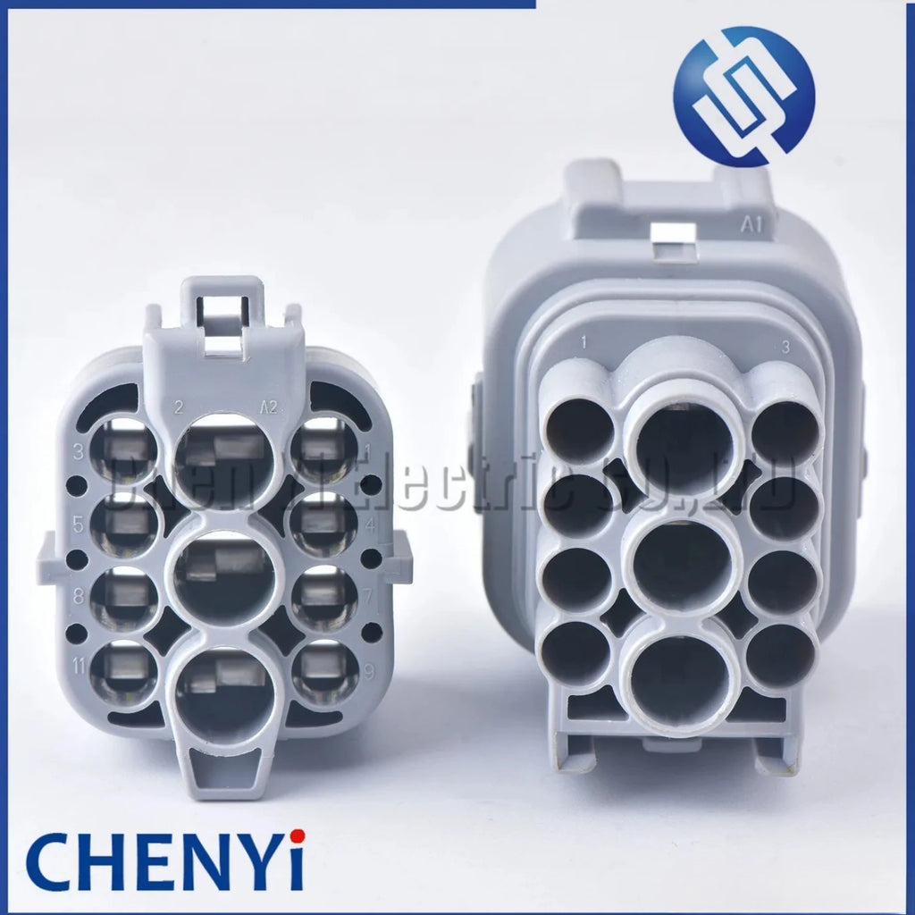 11 Pin Auto waterproof connector headlight Socket ABS functional sensor plug 90980-11239 90980-11240 6188-0221 6189-0375