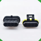 4-Pin Wire Harness female Automotive waterproof connector Black steam harness