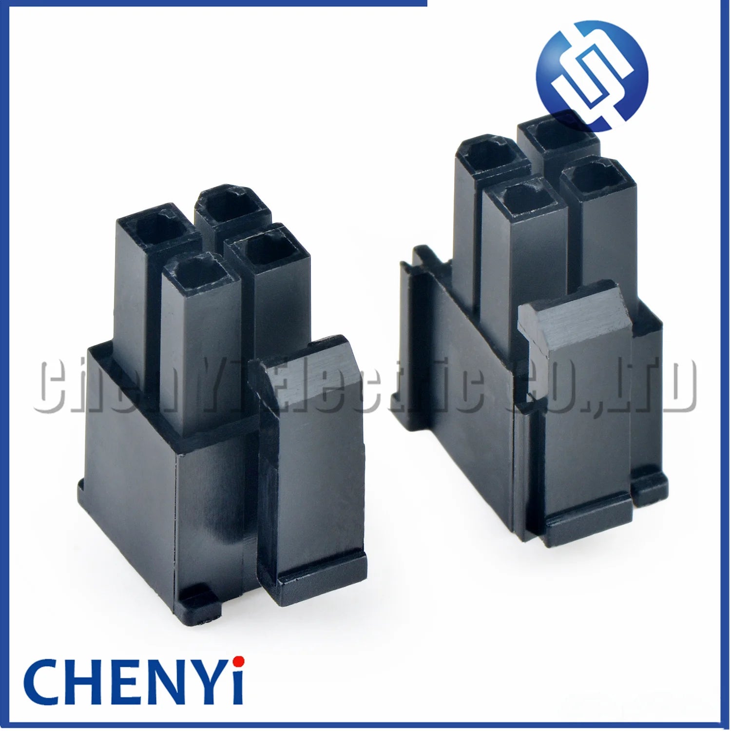8 Pin Angitu CPU (4+4)Pin ATX Male Connector Power Black 4.2mm Pitch 5557 Housing Shell Slide Rail Design Dual Row plug with Pin