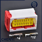 16 Pin Body computer board plug fuse box plug 98276-1004 98273-1004 For Peugeot 307 308 Citroen Picasso Sega Picasso Elysee C2