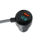 Digital Display Car Power Cable For Starlink Mini Power Cable 12V-24V Adapter to DC Power Cable PD cable Car Charger Power Cord