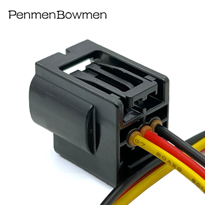 1 Set 3 Pin Auto Reversing Light Radar Electrical Cable Connectors Female Wiring Harness Plug for Honda Infiniti 7283-2147-30