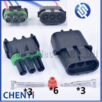 3 Pin 2.5mm Series Automotive Waterproof Connector female or male MAP TPS coil Wire harness Plug Socket 12010717 12015793