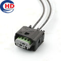 TE Tyco AMP 4 Pin Female Waterproof Oxygen Sensor AV Video Audio Plug BMW Auto Connector 2-967640-1