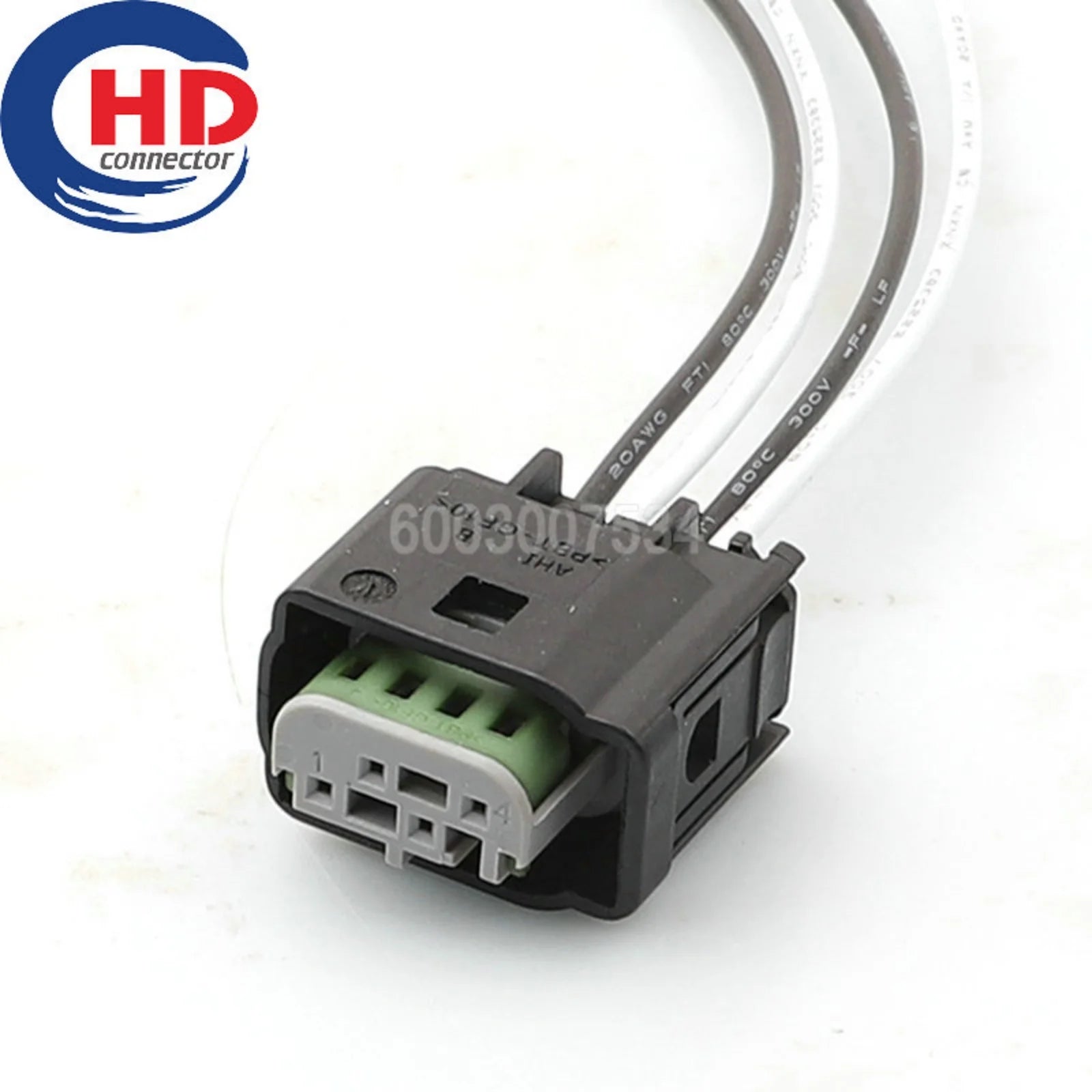 TE Tyco AMP 4 Pin Female Waterproof Oxygen Sensor AV Video Audio Plug BMW Auto Connector 2-967640-1