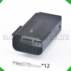 12 Pin Auto Headlight Plug Connector wiring harness plug 33472-1201 33472-1206 33482-12...