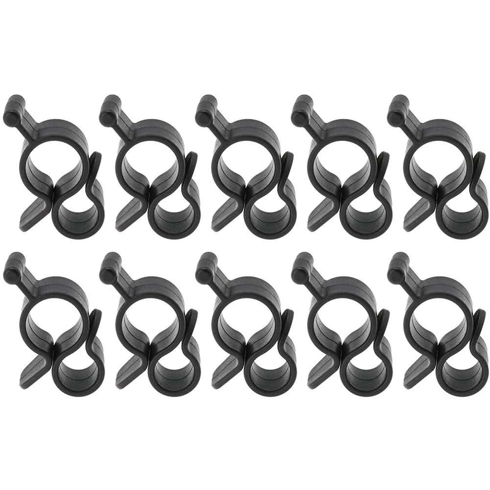 10 Pcs Camping Awning Hooks Clips RV Tent Hangers Light Hanger For Caravan Camper Multi Use RV Traveling Tent Clip Light Hanger