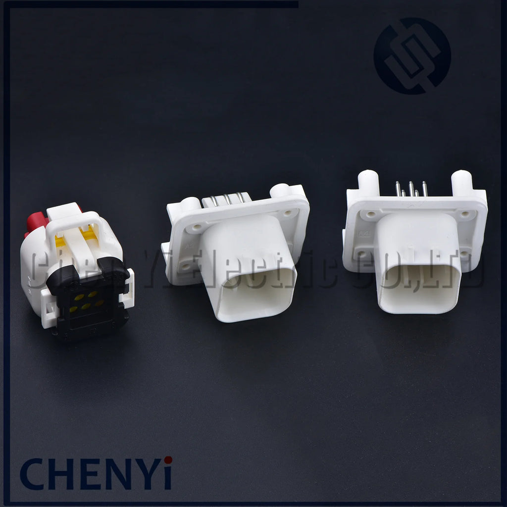 White 8 Pin Male or Female Waterproof Automotive ECU Connector EPEC PCB Wire harness plug 776286-2 776276-2 776280-2 With Pins