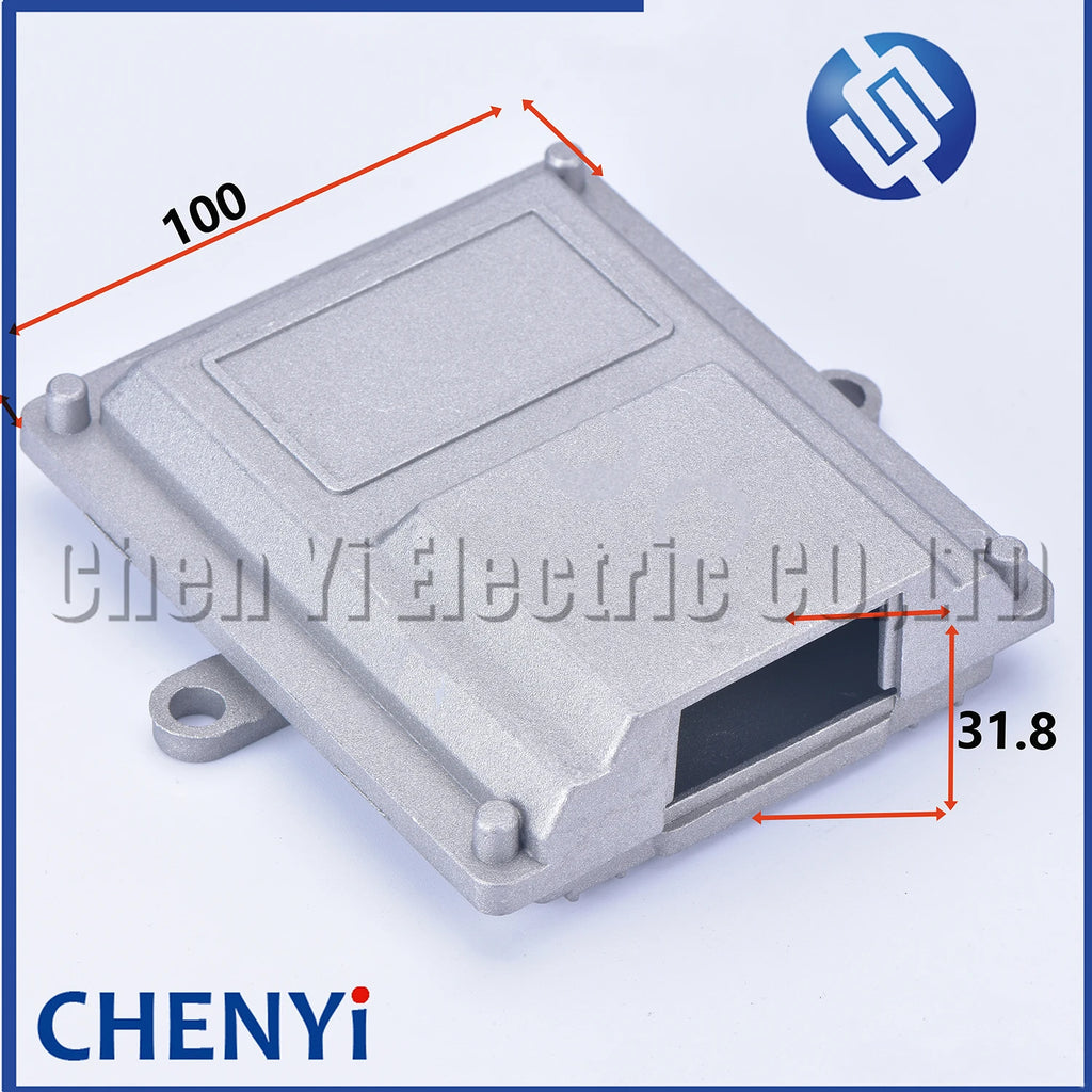 1 kits set 24 pin way aluminum single hole automotive  ecu box with matching connector and Pin 211PC249S0005 211PC249S8005