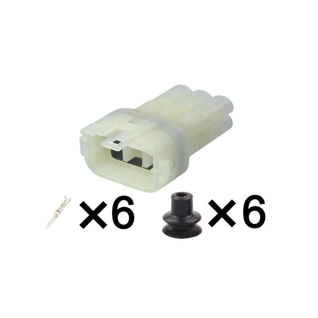AMP 6Pin Connector Waterproof 2.2mm Male Female Connector Automotive Wiring Harness Cable Socket for Toyota 6189-6171 6180-6181