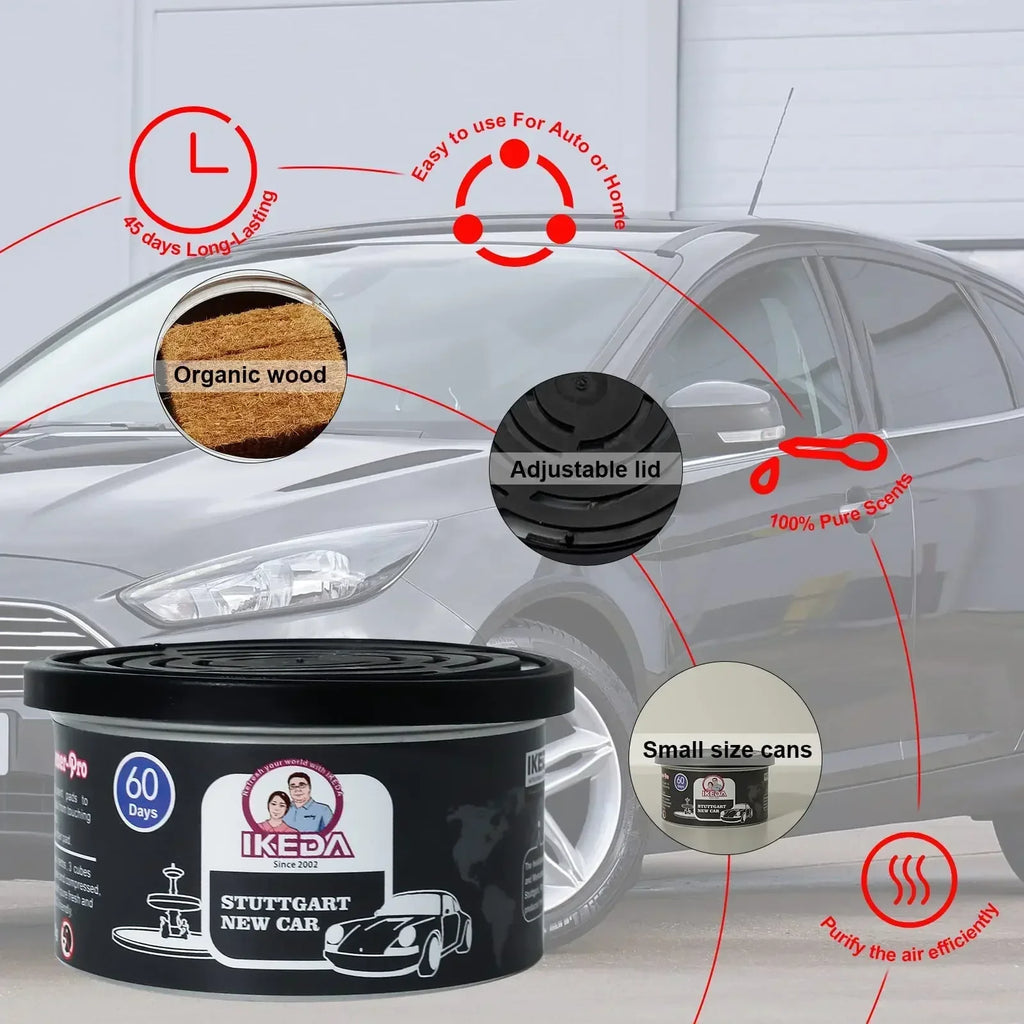 Car Flavoring Perfume Canned Air Fresheners Long-Lasting Auto Aromatherapy Wood Blocks Coffee Flavor Deodorant Supplies Amagi