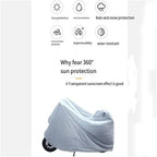 Electric Motorcycle Portable Cover, Rain and Sun Shade, Bicycle, Waterproof, Frost, Snow and Dust Cover Amagi
