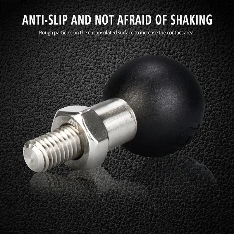 Ball Head Mount Adapter M8 M10 M6 Screw Post Bracket Phone Holder Electric Motorcycles Bike Mirror For RAM Mount Amagi