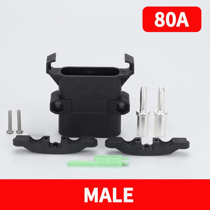 1/5/20 Sets REMA Type Connector 80A 160A 320A Electric Forklift Power High Current Battery Charger Male And Female Plugs Sockets