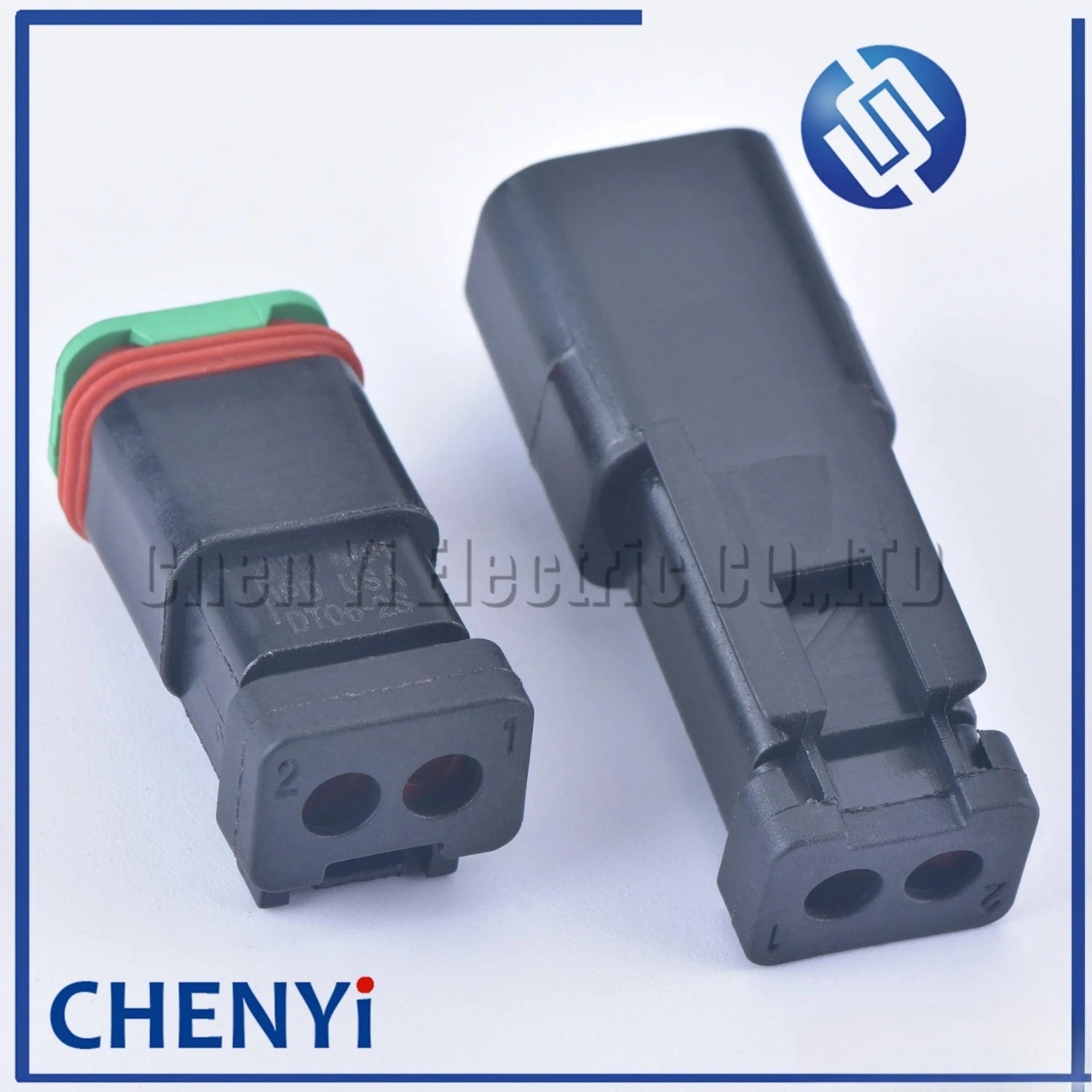 Black 2 Pin DT Series Enhanced Seal Waterproof Wire auto connector DT06-2S DT04-2P DT06-2S-E005 DT04-2P-E005 For Deutsch