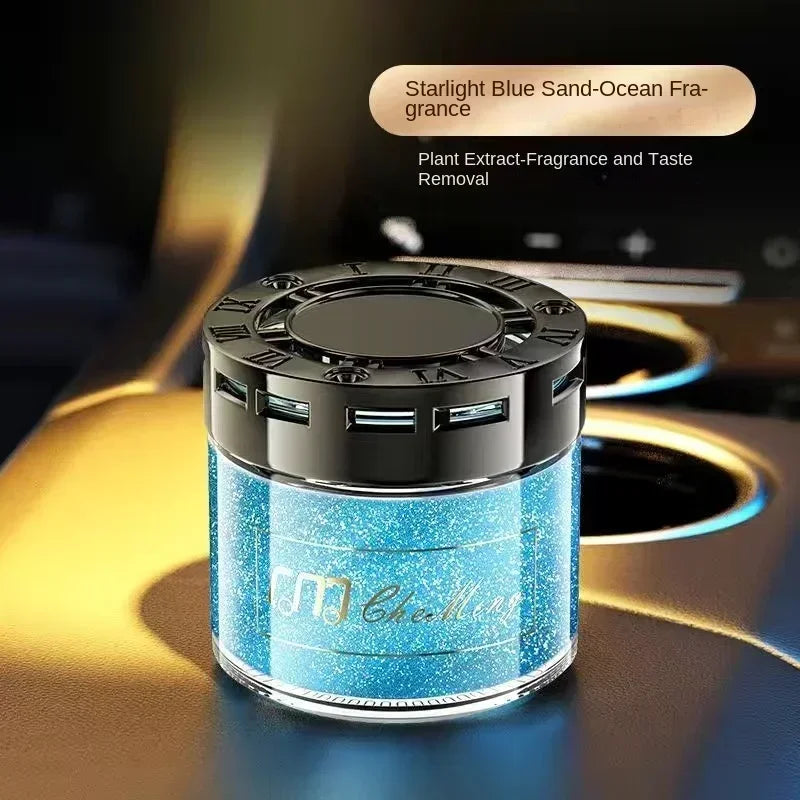Flowing Sand Solid Fragrance Car Aromatherapy High End Car Logo Car Aromatherapy Seat Decoration Air Freshener Amagi