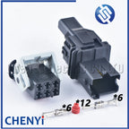 6 Pin Front Oxygen O2 Sensor Air/fuel Sensor Plug Waterproof Connector 0258007366 22693-7Y000 1475057-1 1475104-1 for Nissan