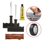 Tire Repair Tool Kit with Rubber Strips Tubeless Tyre Puncture Studding Plug Set Motorcycle Bike Truck Repair Accessories Amagi