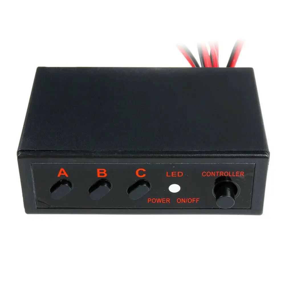 Auto 4 Ways LED Strobe Flash Light Lamp Flasher Flashing Controller Box 12V Car Accessories Controller Switch