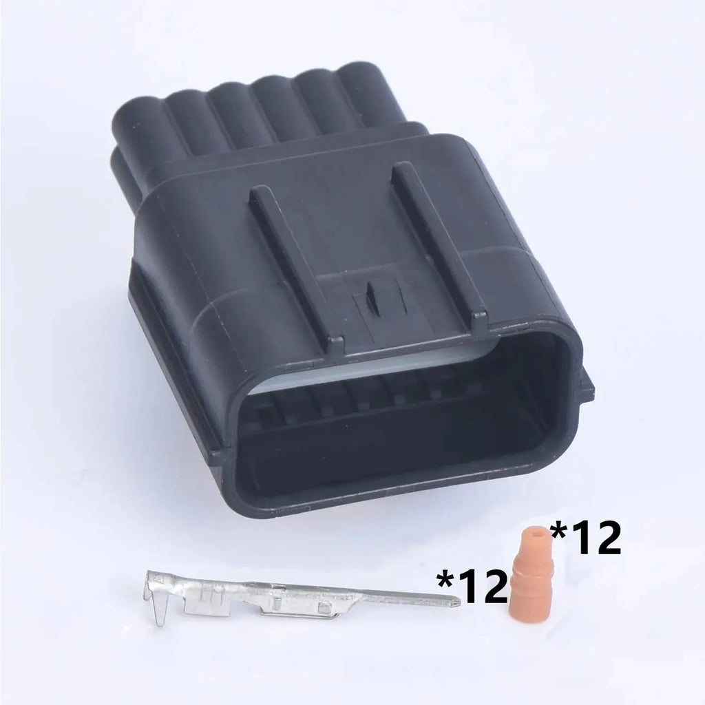 12 pin auto waterproof connector Car electric eye reversing radar harness plug 7283-4038-30 7282-4038-30 For Nissan Toyota Honda