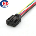 6 Pin Connector Unsealed 0.6mm 2.8mm Female Connectors Cable Motorcycle Electrical Harnesses Wiring Harness 1670575-1