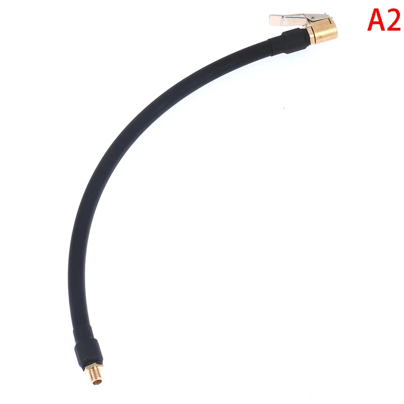 Air Rubber Hose Flexible Tire Valve Extension Tube Adapter for Air Compressor Tire Inflator Pump for Car Motorcycle Bike