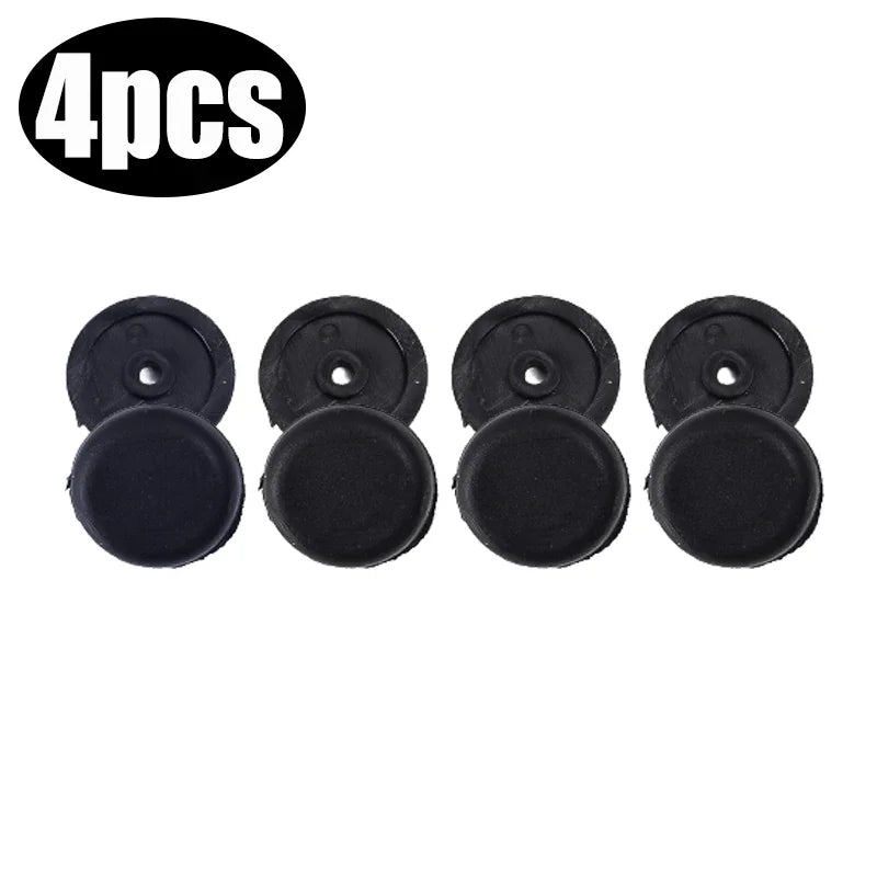 4/8pcs Car Safety Seatbelt Stopper Buckle Adjust Seat Belt Spacing Limit Stop Plastic Anti-slip Button Retainer Car Interior