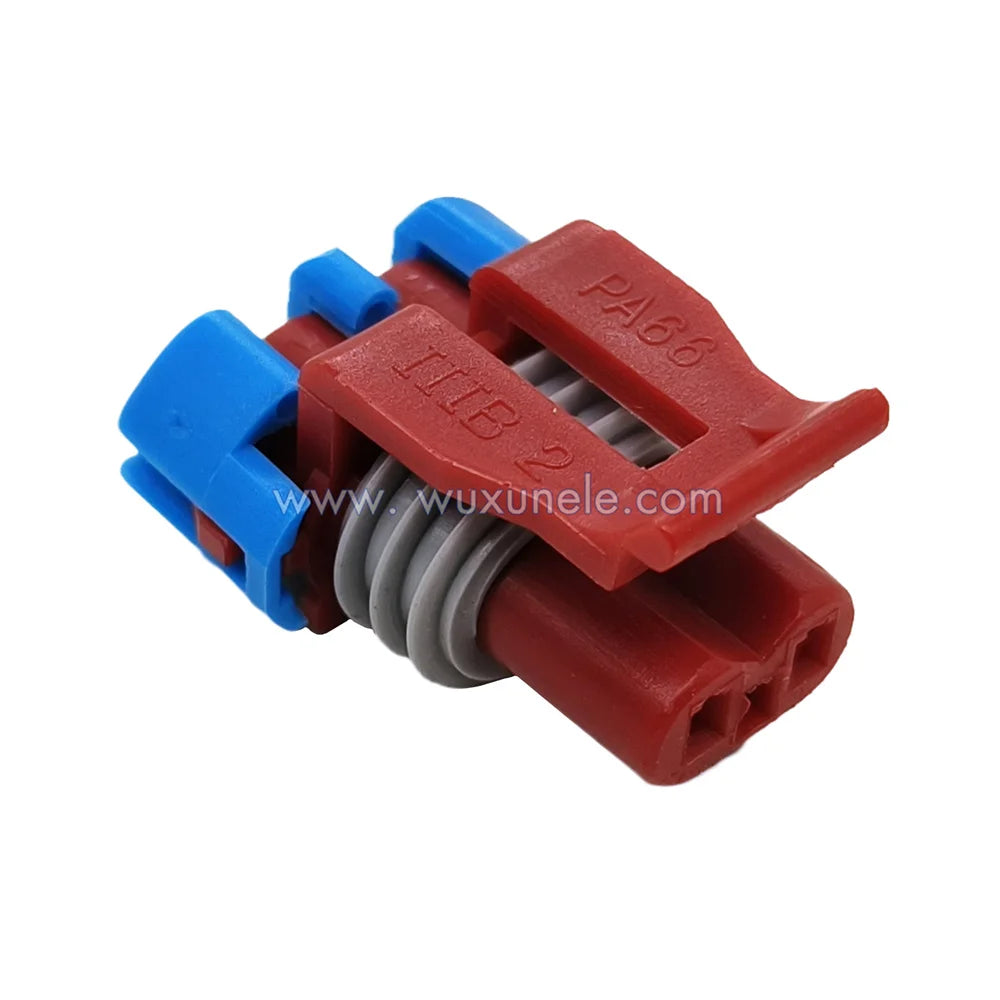 50 Sets 2 Pin Sealed Wire Connector 12052643 Compatible with Solenoid Valve Plug Automotive Electrical Part