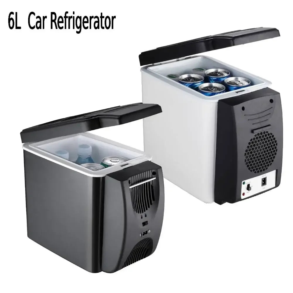 6L Portable Compact Mini Fridge 12V Car Refrigerator Freezer for Camping Traveling Electric Cool Box Summer Outdoor Fridge Amagi