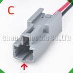 2 Pin Auto Connectors Electric seat reading light horn Wire harness Plug 7283-1020 9098...